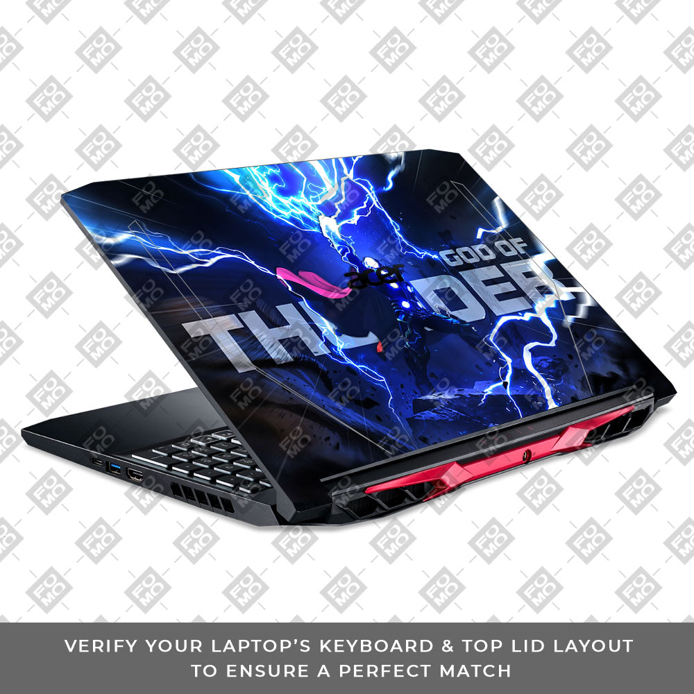 Thor God of Thunder Acer Nitro 5 AN515 44, 56 Laptop Skin