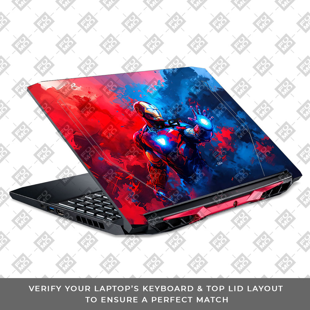 Iron Man Arc Reactor Power Acer Nitro 5 AN515 44, 56 Laptop Skin