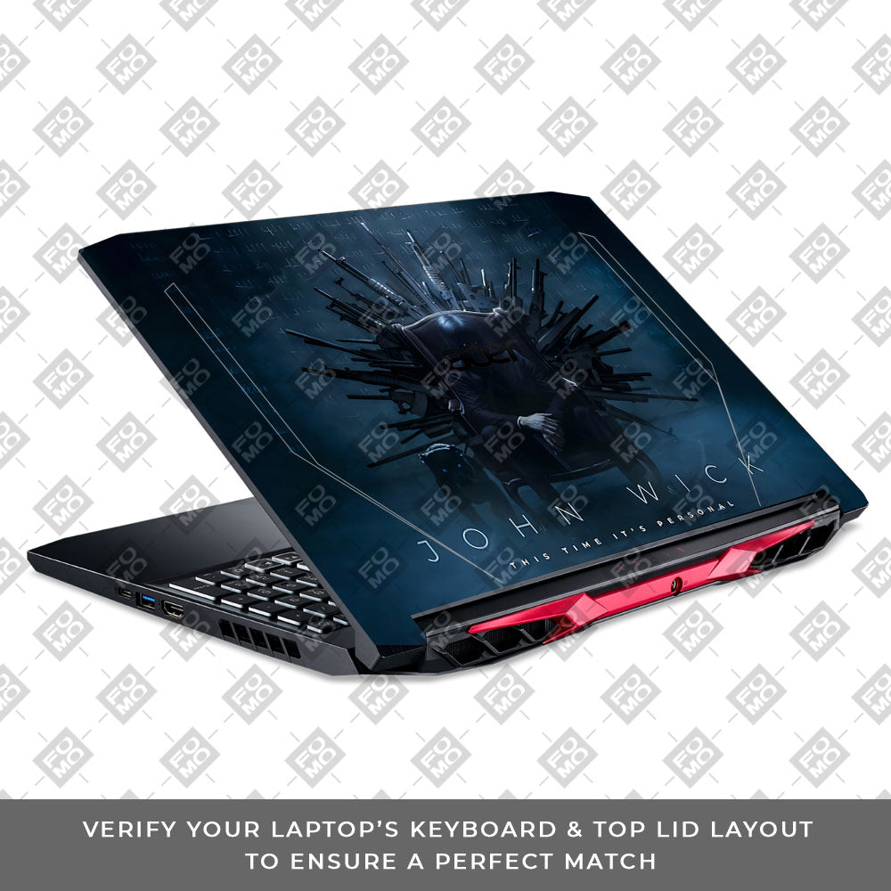 John Wick Assassin Acer Nitro 5 AN515 44, 56 Laptop Skin