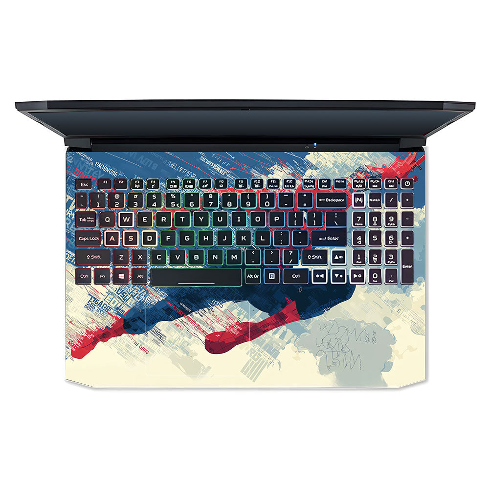 Spiderman Velocity Acer Nitro 5 AN515 44, 56 Laptop Skin