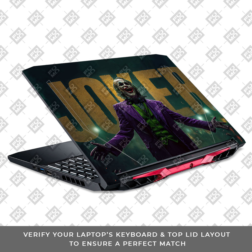 The Joker Chaos Acer Nitro 5 AN515 44, 56 Laptop Skin