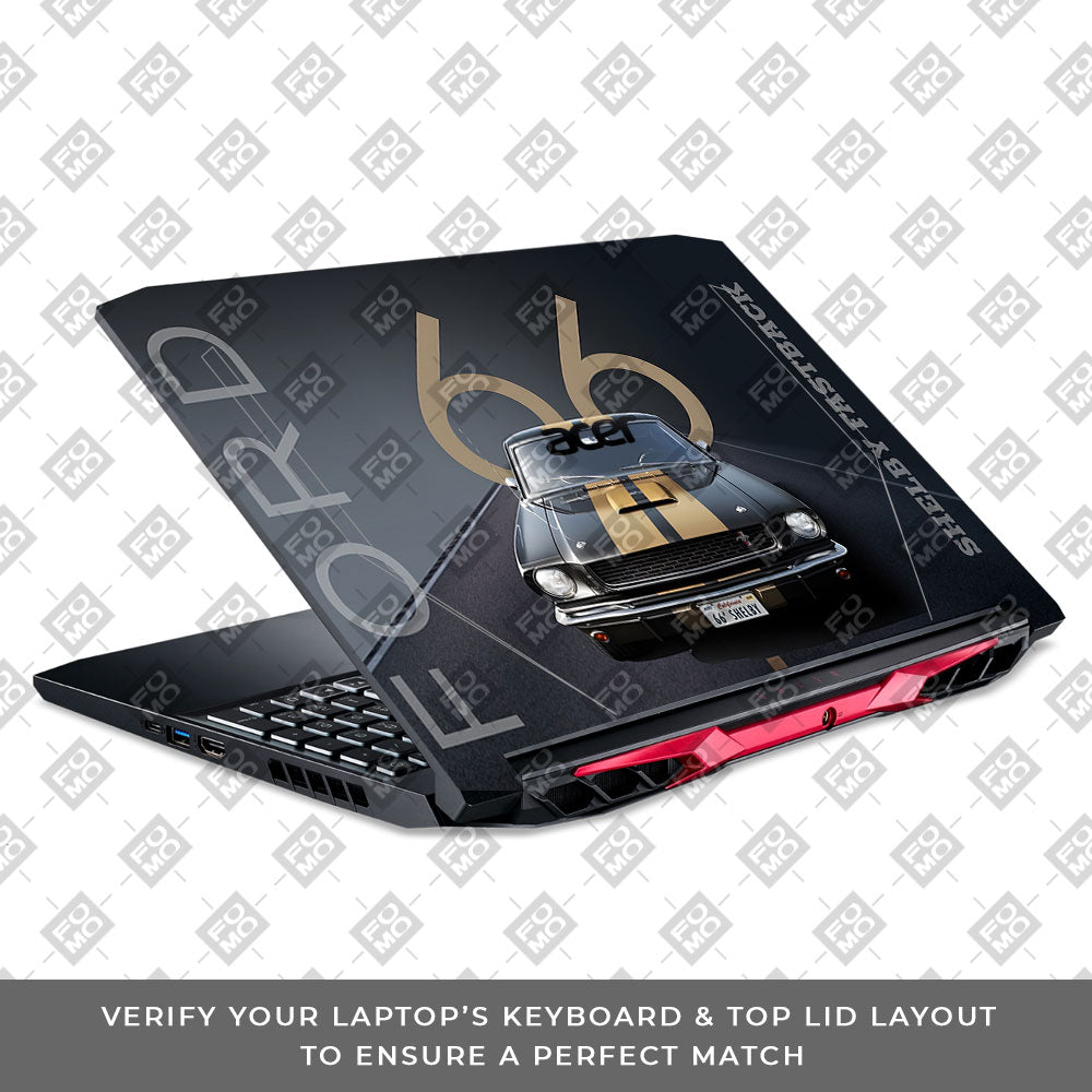 Shelby Mustang GT350H Acer Nitro 5 AN515 44, 56 Laptop Skin