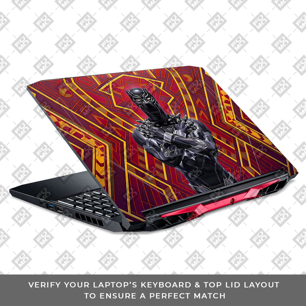 Wakanda Royal Power Acer Nitro 5 AN515 44, 56 3D Laptop Skin