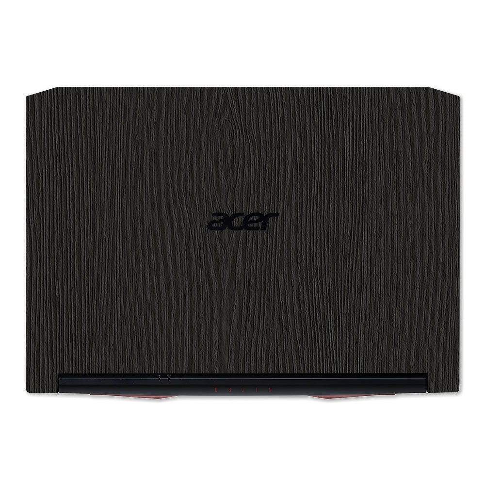 Textured Black Wood Acer Nitro 5 AN515 45, 55, 57 Laptop Skin