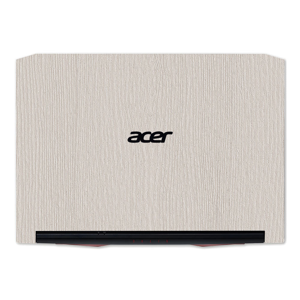 Textured White Wood Acer Nitro 5 AN515 45, 55, 57 Laptop Skin