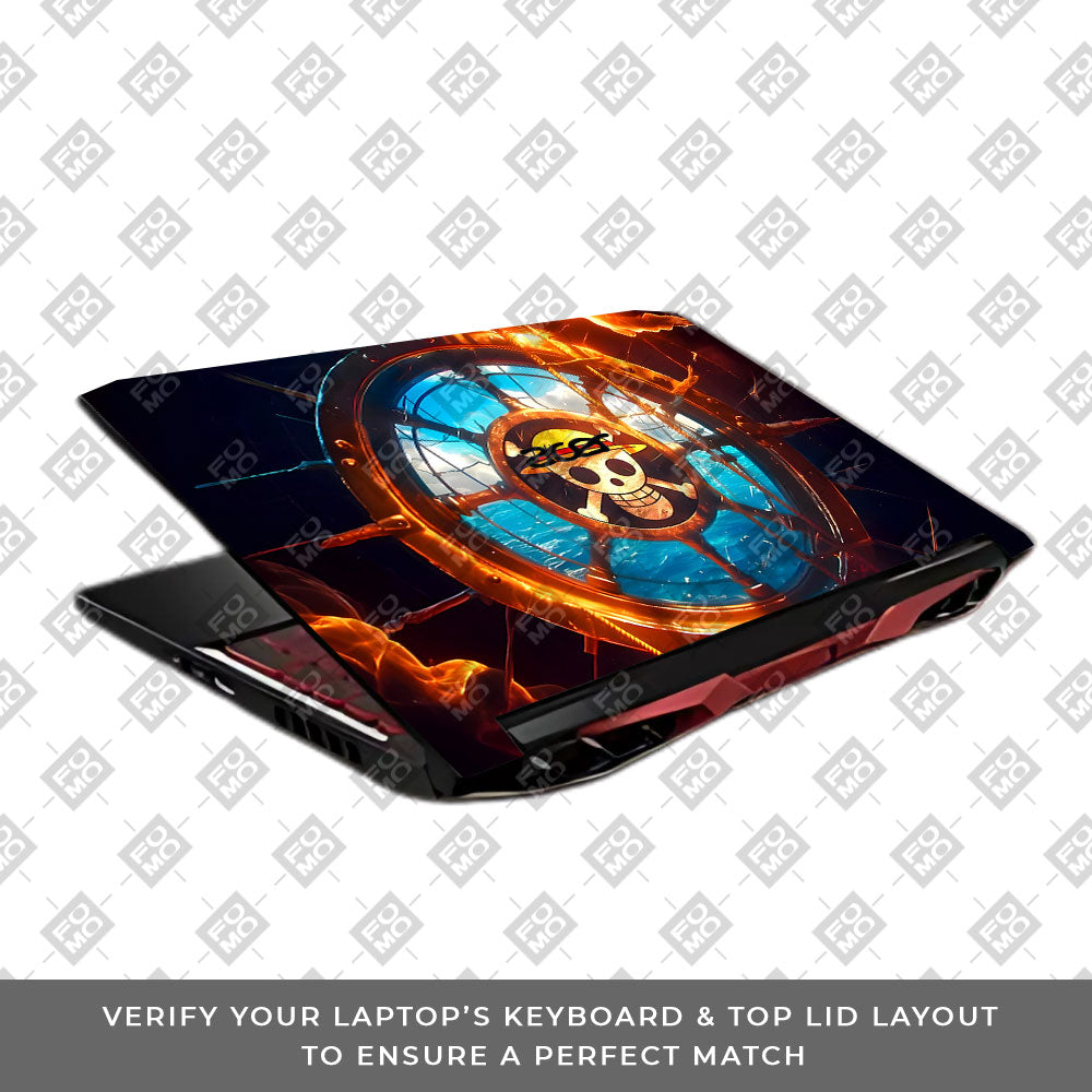 Straw Hat Pirates Emblem Acer Nitro 5 AN515 45, 55, 57 Laptop Skin