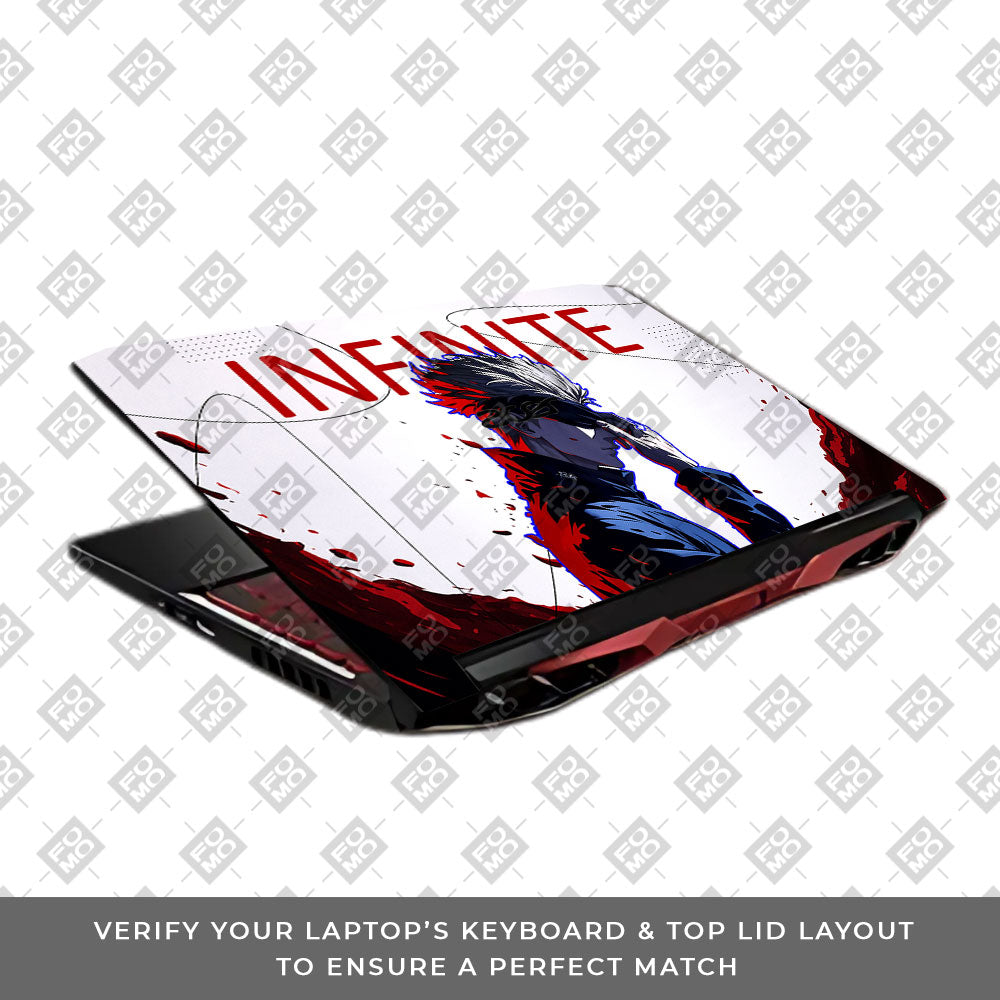 JJK Satoru Gojo Acer Nitro 5 AN515 45, 55, 57 Laptop Skin