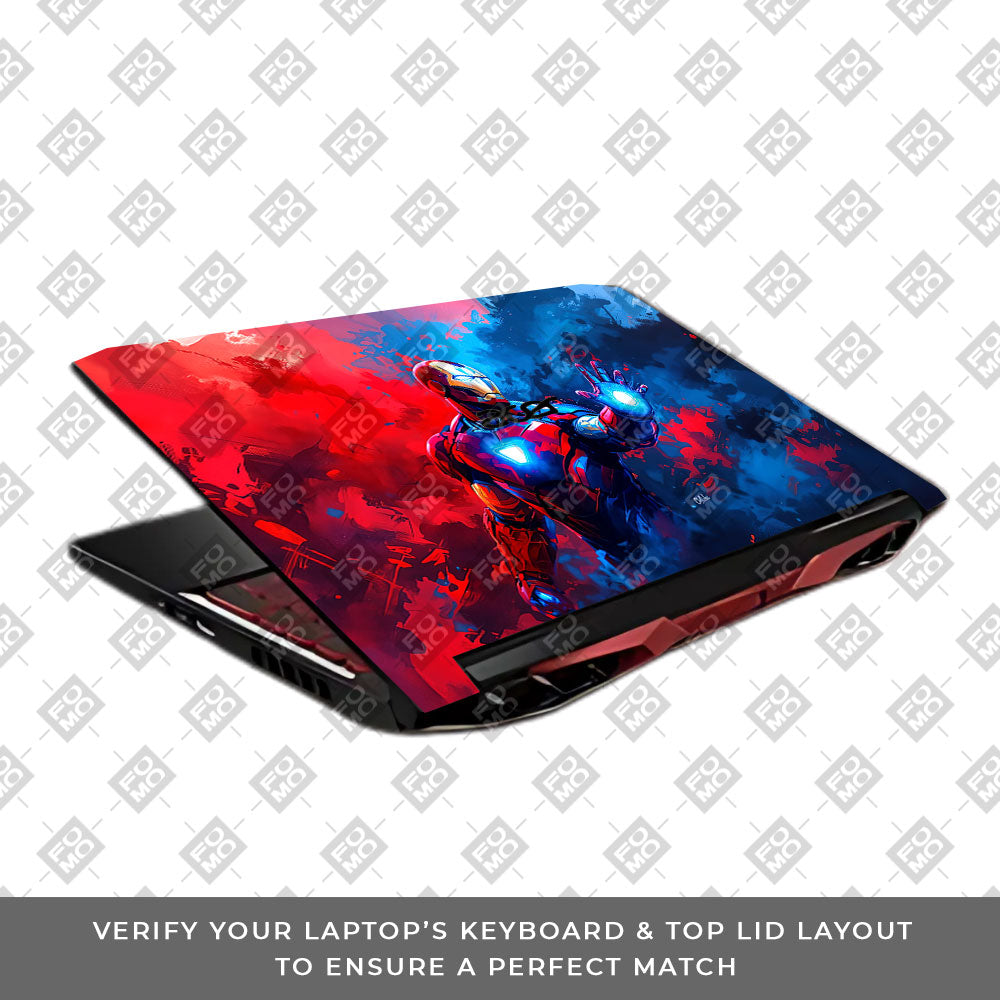 Iron Man Arc Reactor Power Acer Nitro 5 AN515 45, 55, 57 Laptop Skin