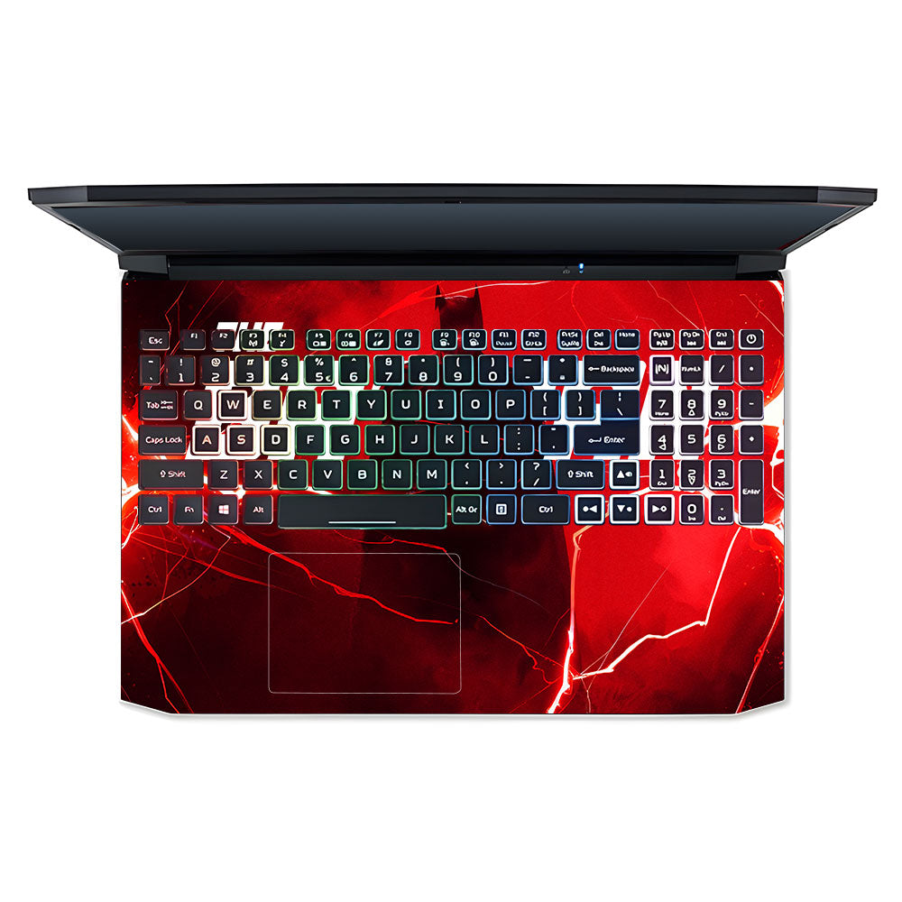 Red Rage Batman Acer Nitro 5 AN515 45, 55, 57 3D Laptop Skin