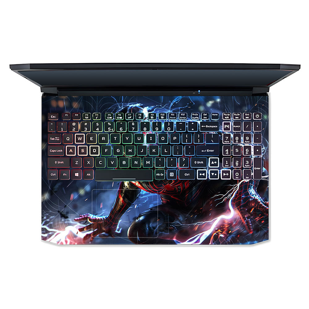 Miles Morales Shockwave Acer Nitro 5 AN515 45, 55, 57 3D Laptop Skin