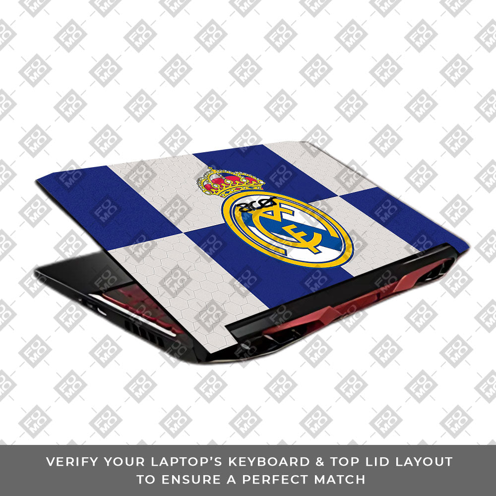 Royal Reign Real Madrid Glory Acer Nitro 5 AN515 45, 55, 57 Laptop Skin