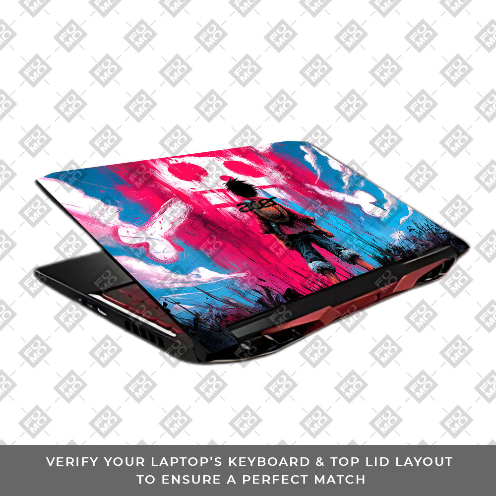 Straw Hat Graffiti One Piece Acer Nitro 5 AN515 45, 55, 57 Laptop Skin