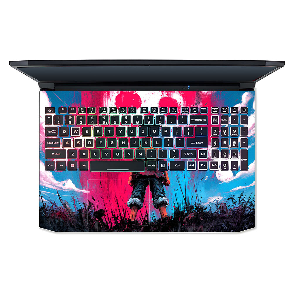 Straw Hat Graffiti One Piece Acer Nitro 5 AN515 45, 55, 57 Laptop Skin