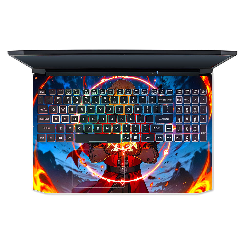 Edward Elric Fullmetal Alchemist Acer Nitro 5 AN515 45, 55, 57 Laptop Skin