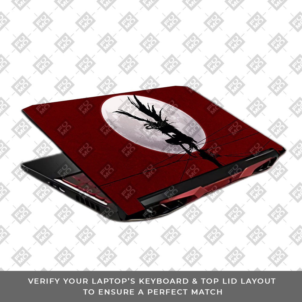 Death Note Ryuk Shinigami Acer Nitro 5 AN515 45, 55, 57 Laptop Skin