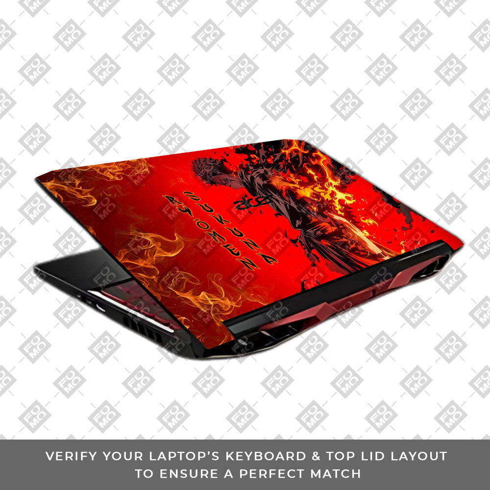 Ryomen Sukuna Lord of Curses Acer Nitro 5 AN515 45, 55, 57 Laptop Skin