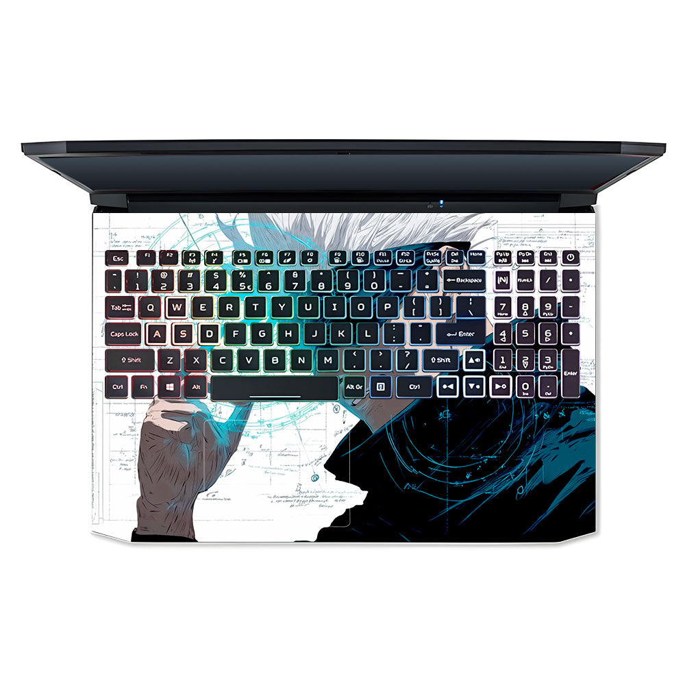Gojo Satoru Power Acer Nitro 5 AN515 45, 55, 57 Laptop Skin
