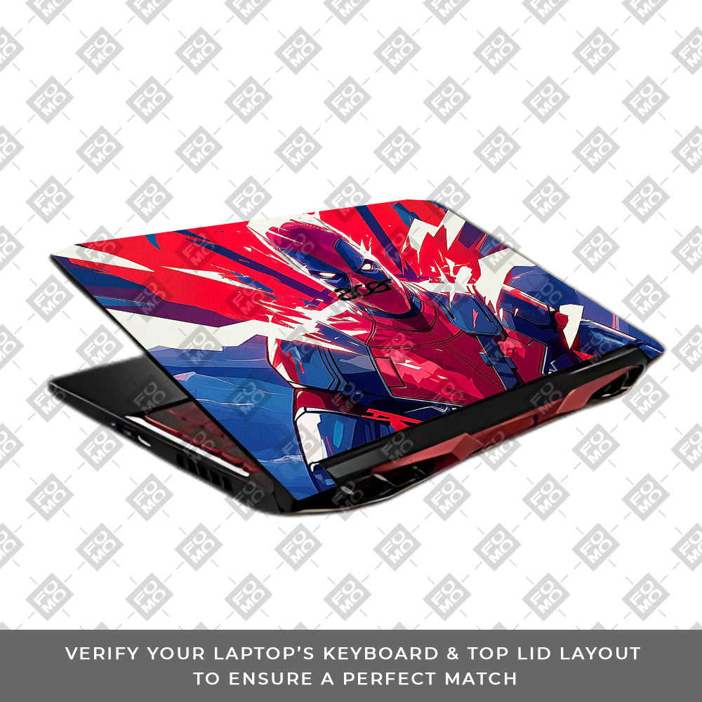 Deadpool Power Burst Acer Nitro 5 AN515 45, 55, 57 3D Laptop Skin