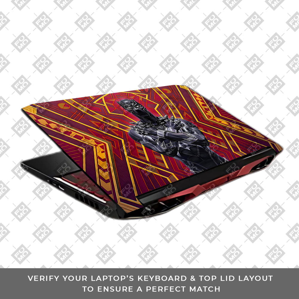 Wakanda Royal Power Acer Nitro 5 AN515 45, 55, 57 Laptop Skin