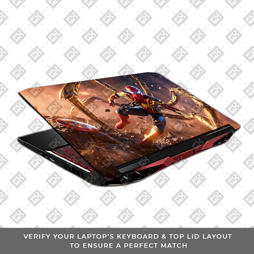 Spider Man Mech Arms Acer Nitro 5 AN515 45, 55, 57 Laptop Skin