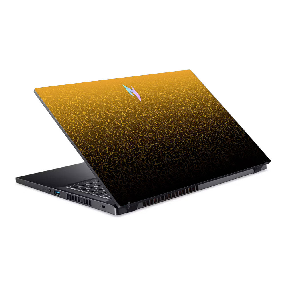 Orange to Black Gradient Acer Nitro V ANV15 51 55CA Laptop Skin