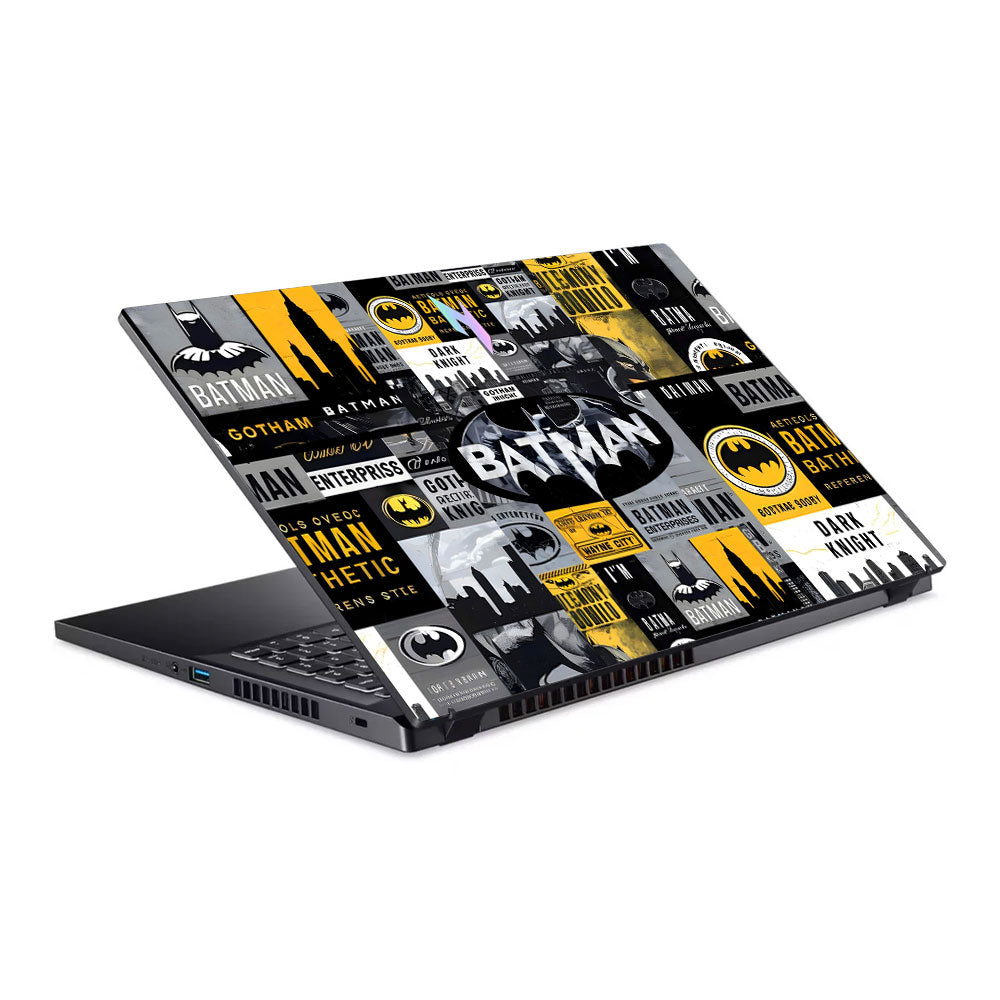 Batman Collage Acer Nitro V ANV15 51 55CA Laptop Skin