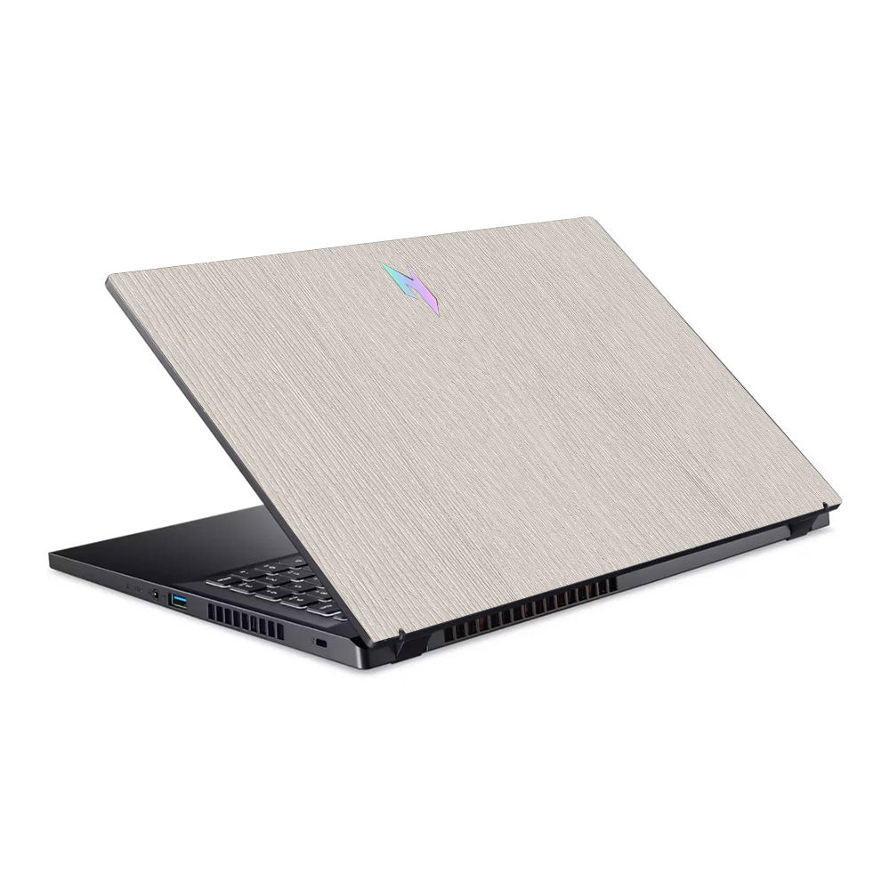 Textured White Wood Acer Nitro V ANV15 51 55CA Laptop Skin