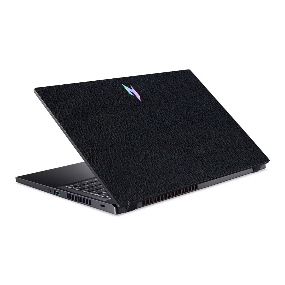 Textured Black Leather Acer Nitro V ANV15 51 55CA Laptop Skin