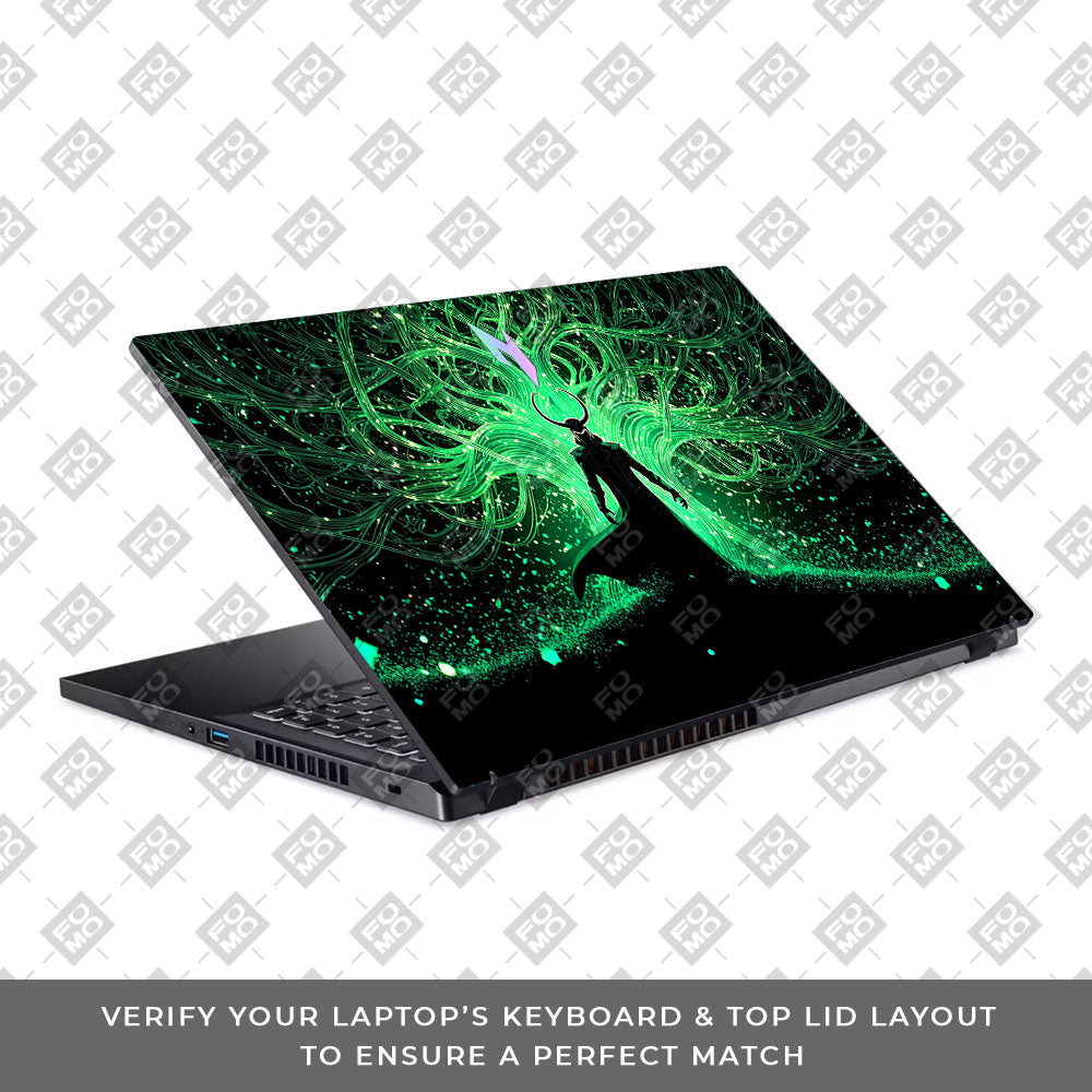 Loki God of Mischief Neon Acer Nitro V ANV15 51 55CA Laptop Skin