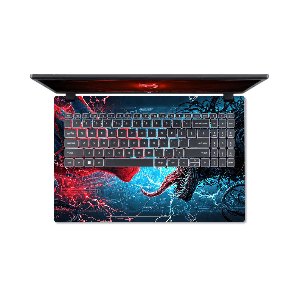 Spiderman vs Venom Showdown Acer Nitro V ANV15 51 55CA 3D Laptop Skin