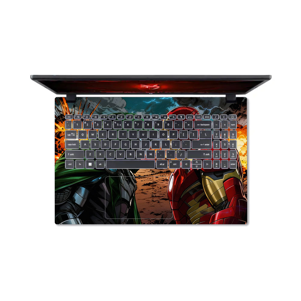 Iron Man vs Doom Acer Nitro V ANV15 51 55CA 3D Laptop Skin