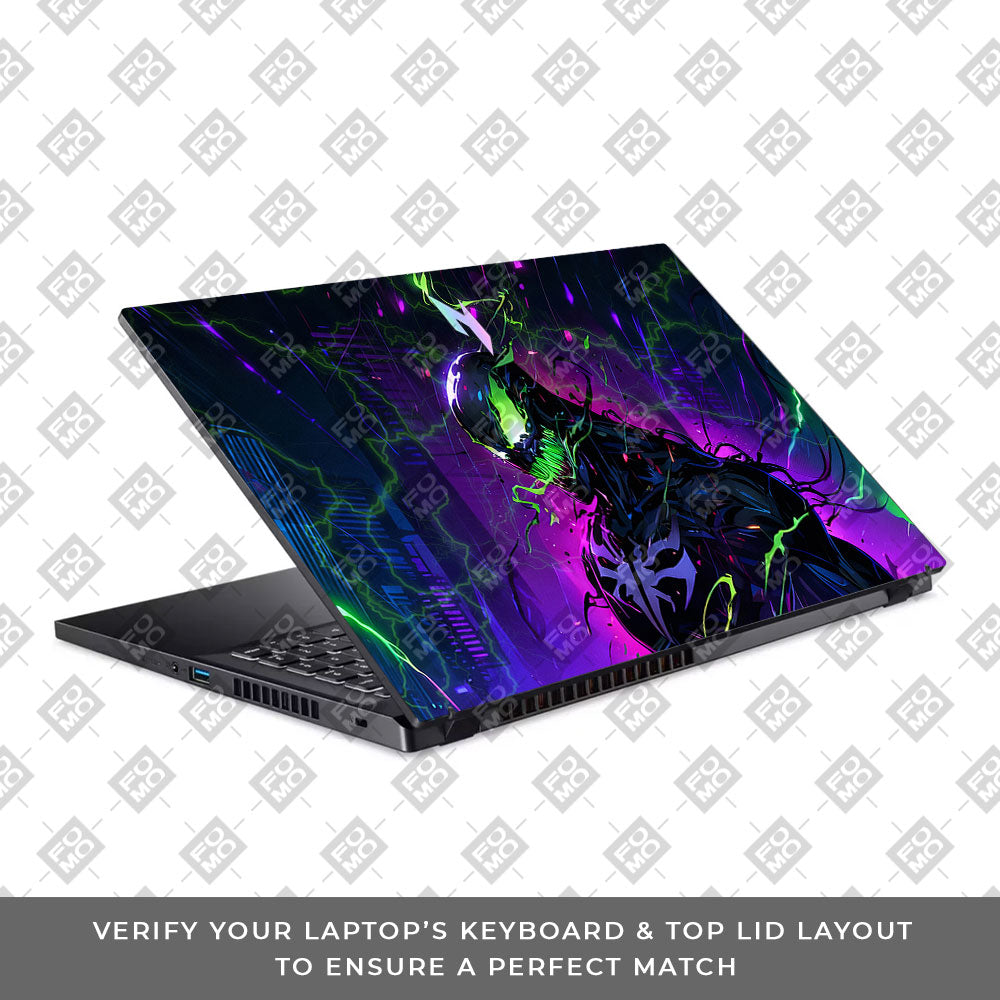 Venom Chaos Surge Acer Nitro V ANV15 51 55CA Laptop Skin