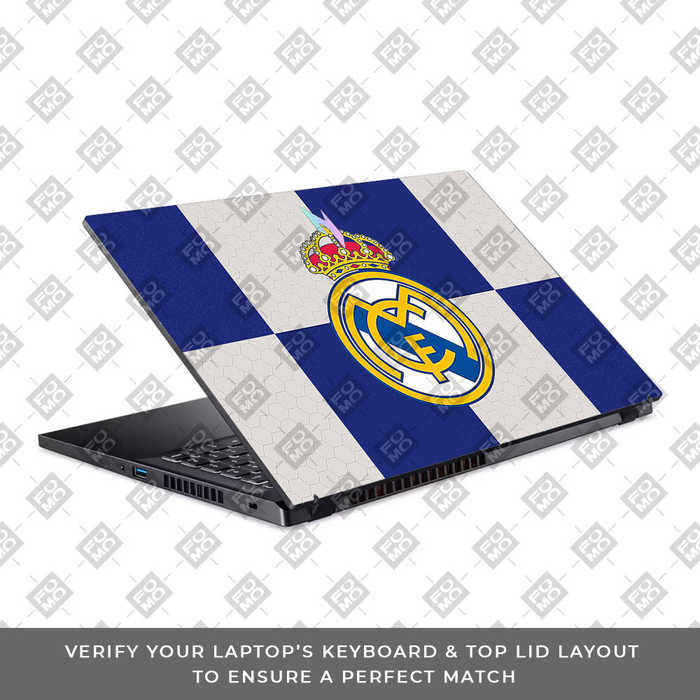 Royal Reign Real Madrid Glory Acer Nitro V ANV15 51 55CA Laptop Skin