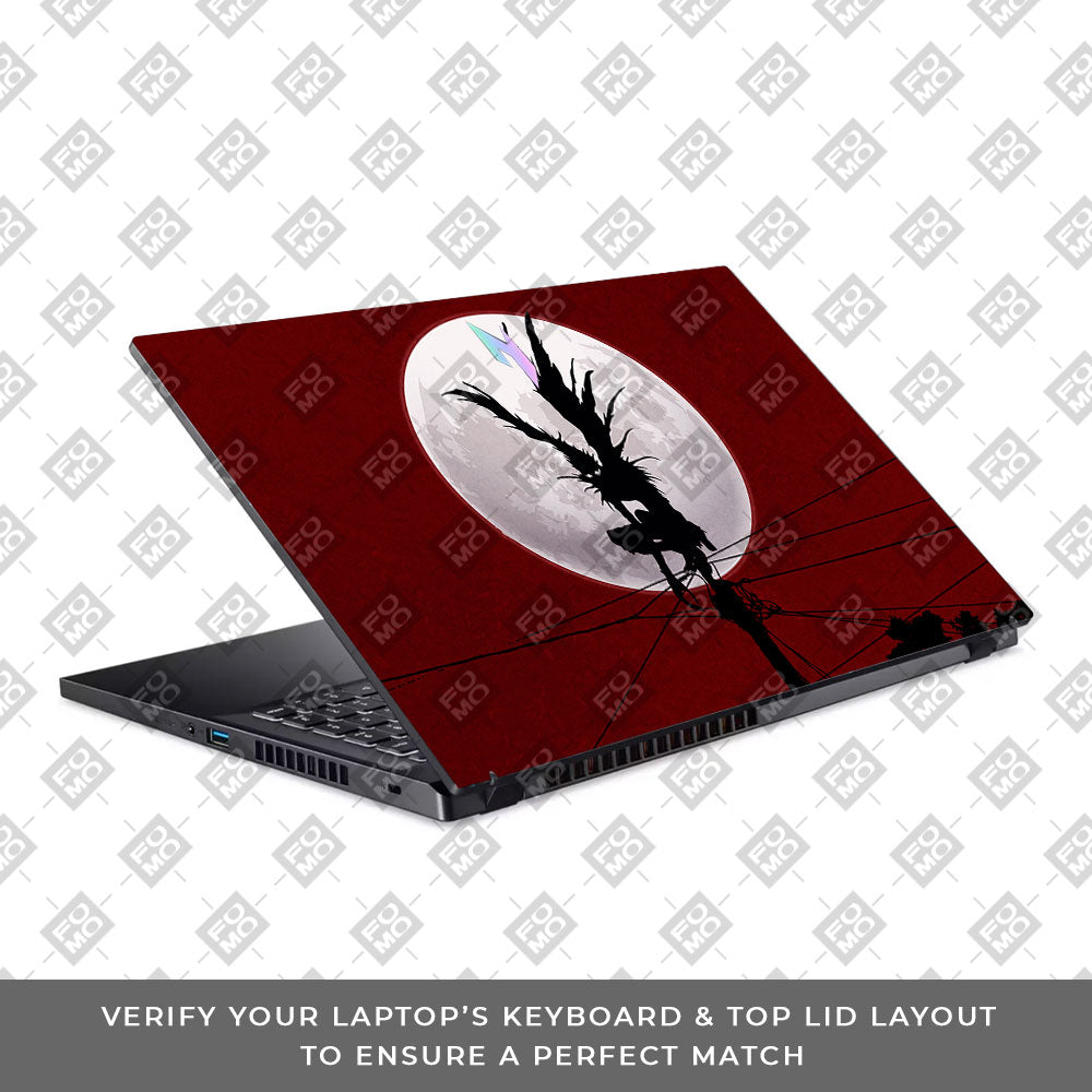 Death Note Ryuk Shinigami Acer Nitro V ANV15 51 55CA Laptop Skin