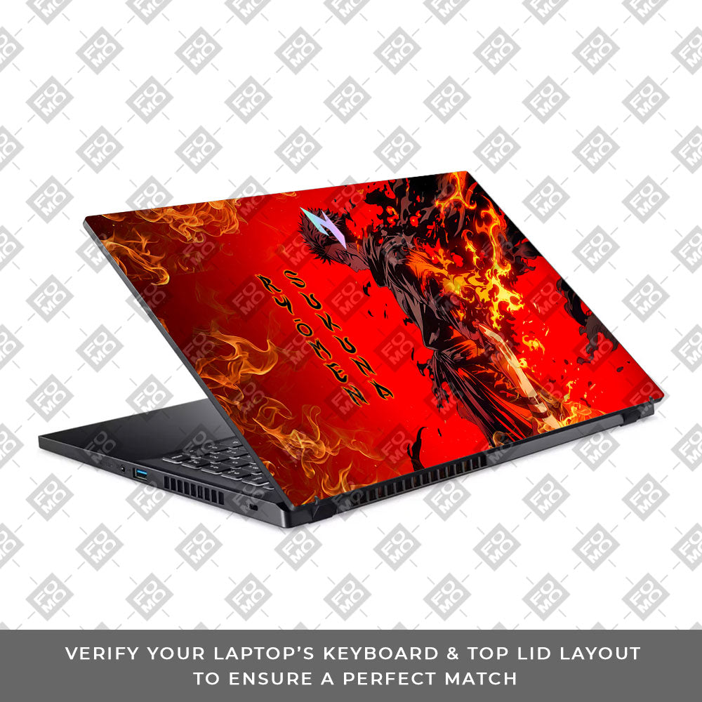 Ryomen Sukuna Lord of Curses Acer Nitro V ANV15 51 55CA Laptop Skin