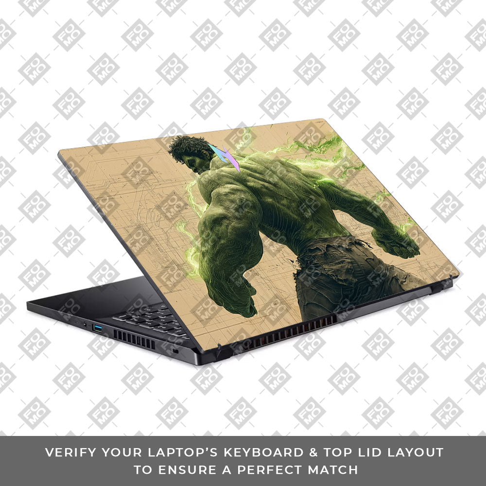 Hulk Unleashed Acer Nitro V ANV15 51 55CA Laptop Skin