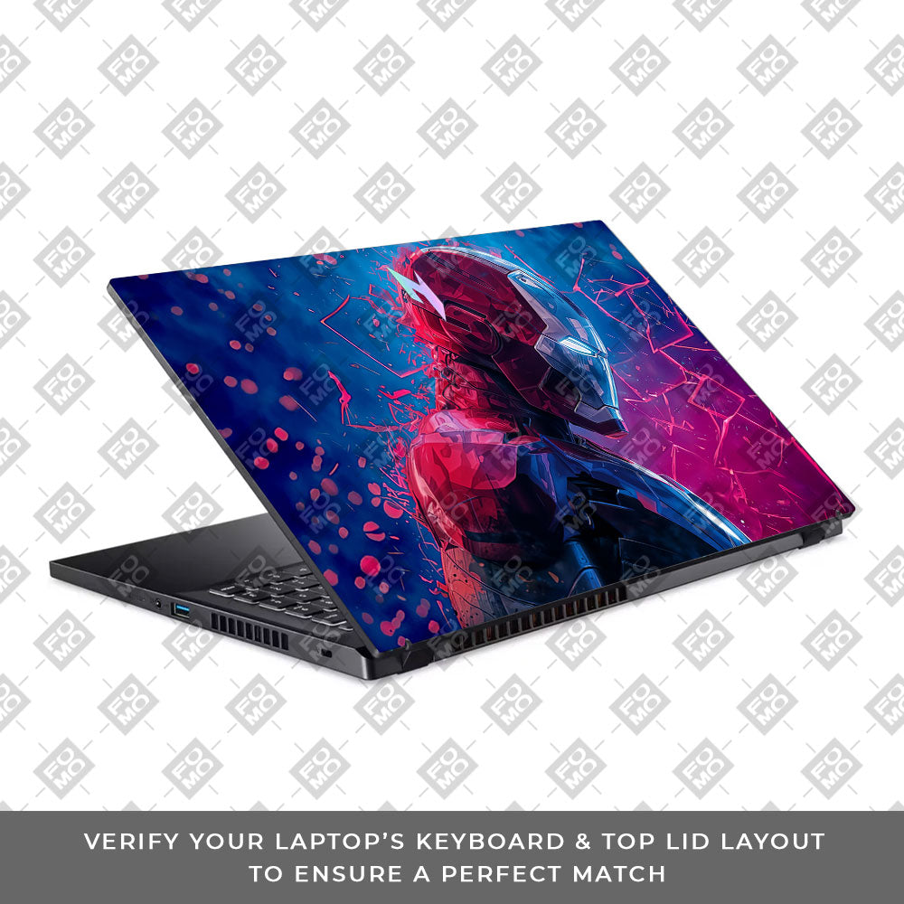 Iron Man Neon Tech Acer Nitro V ANV15 51 55CA Laptop Skin