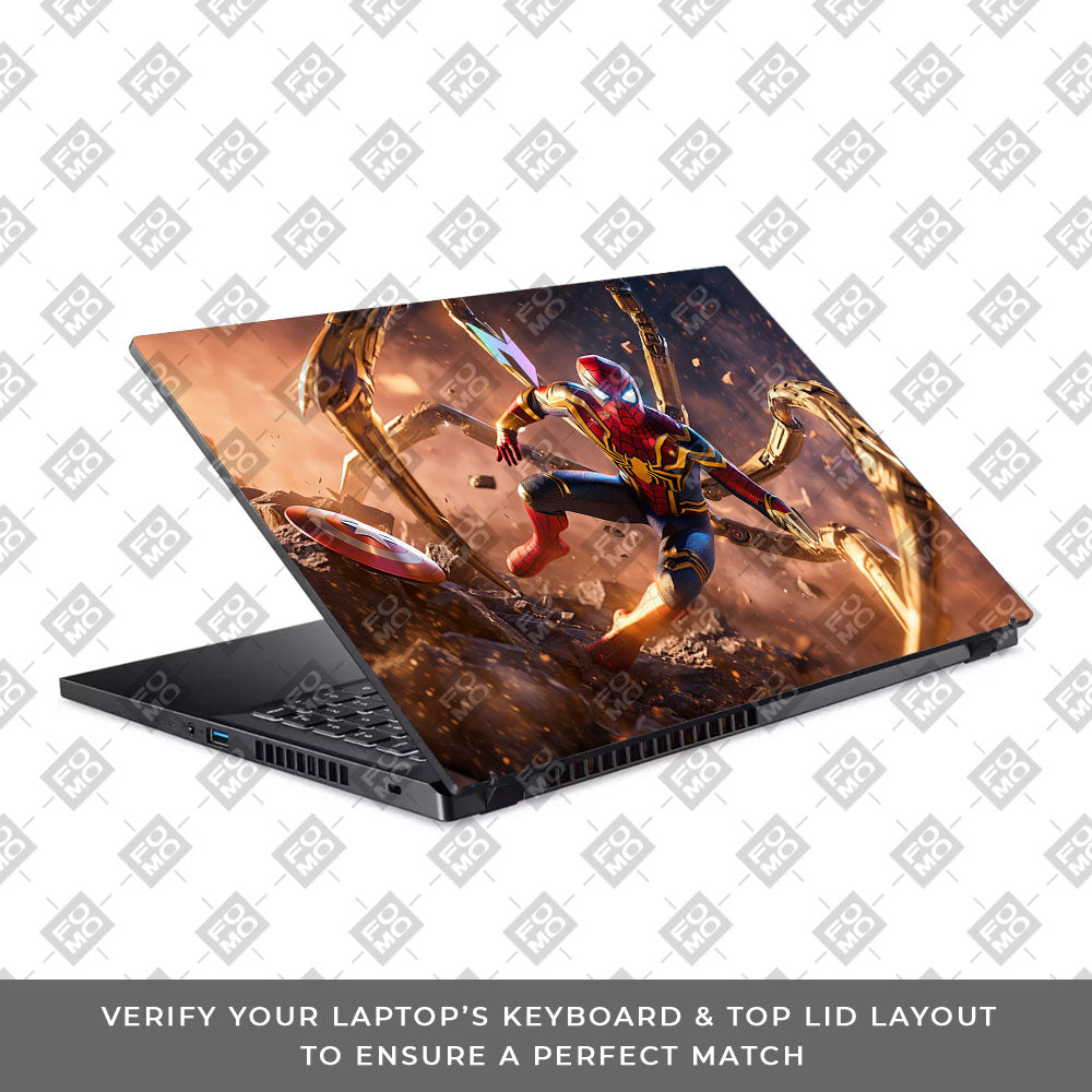 Spider Man Mech Arms Acer Nitro V ANV15 51 55CA Laptop Skin