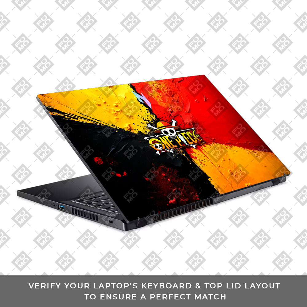 One Piece Paint Splash Acer Nitro V ANV15 51 55CA Laptop Skin