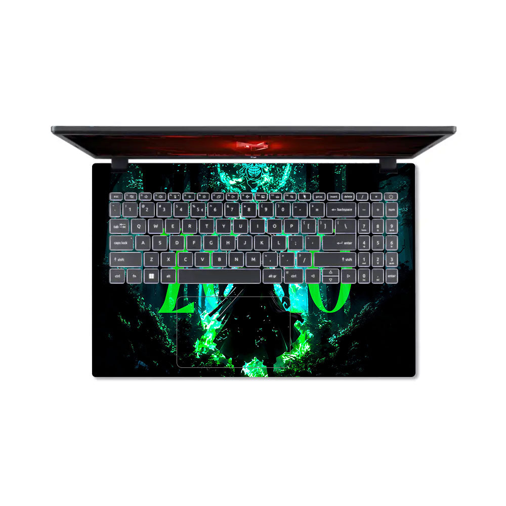 Zoro Green Aura Acer Nitro V ANV15 51 55CA Laptop Skin