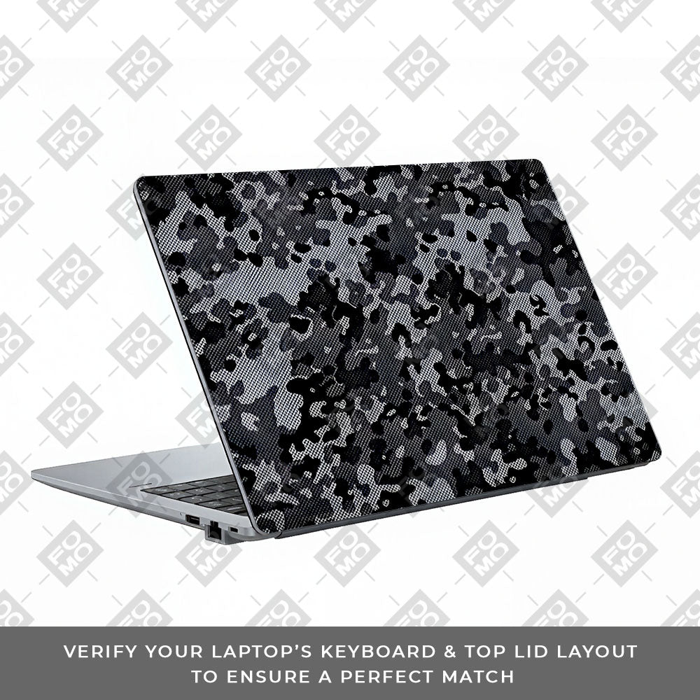 Stealth Grey Camo Asus ExpertBook P1503 Laptop Skin