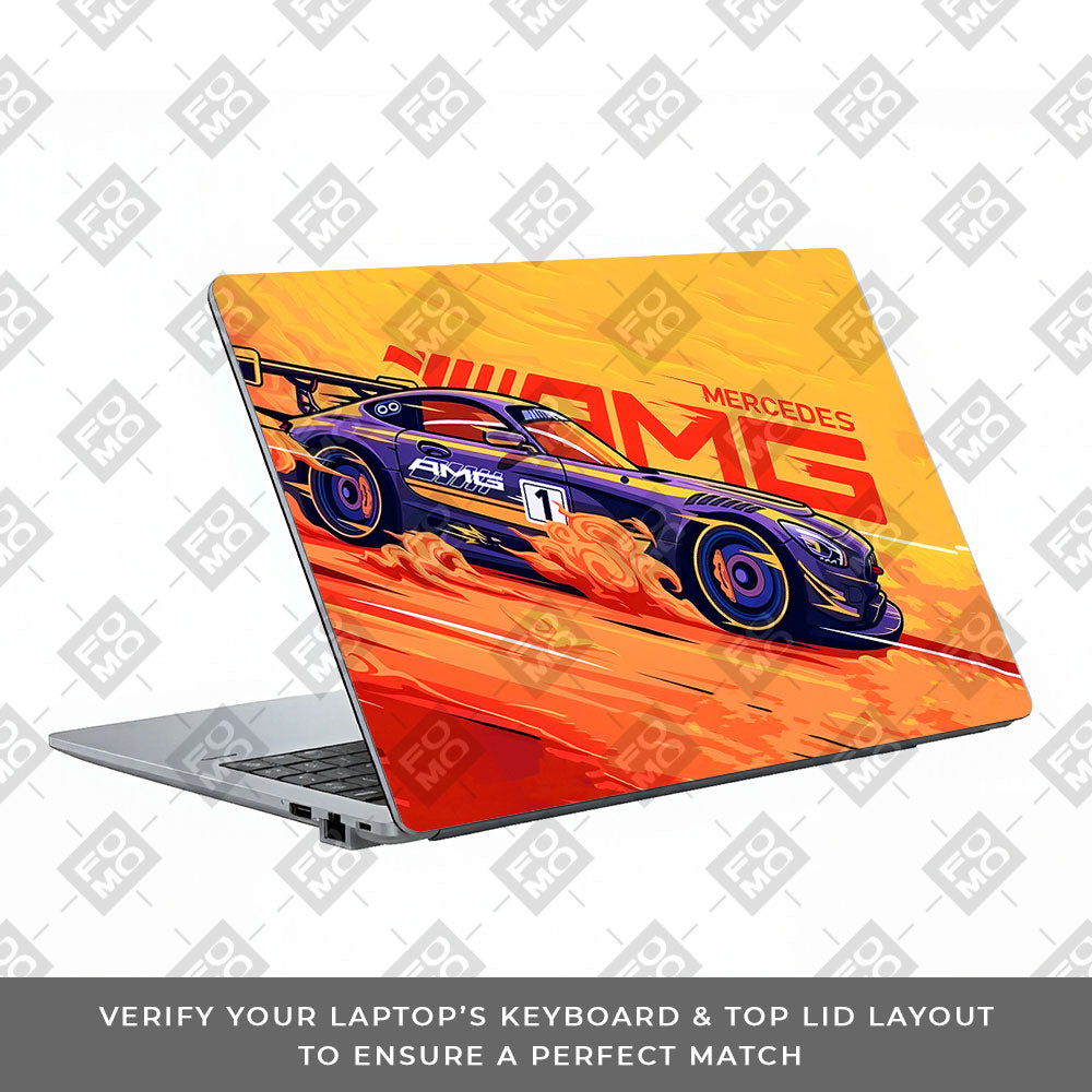Mercedes AMG Asus ExpertBook P1503 Laptop Skin