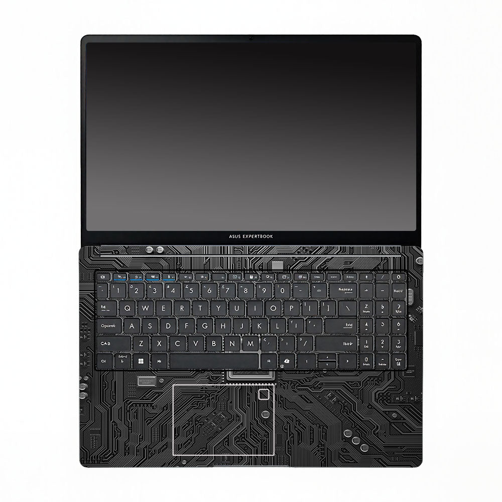 FOMO Circuit Dark Mode Asus ExpertBook P1503 Laptop Skin