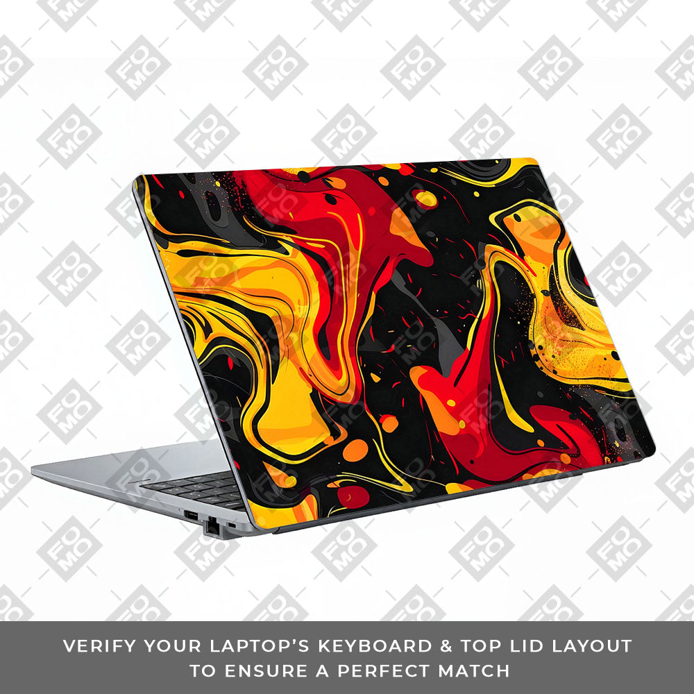 Lava Burst Asus ExpertBook P1503 Laptop Skin