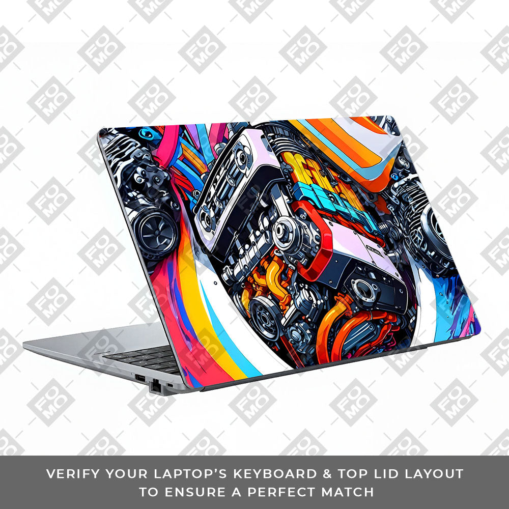 Power in Motion Asus ExpertBook P1503 Laptop Skin