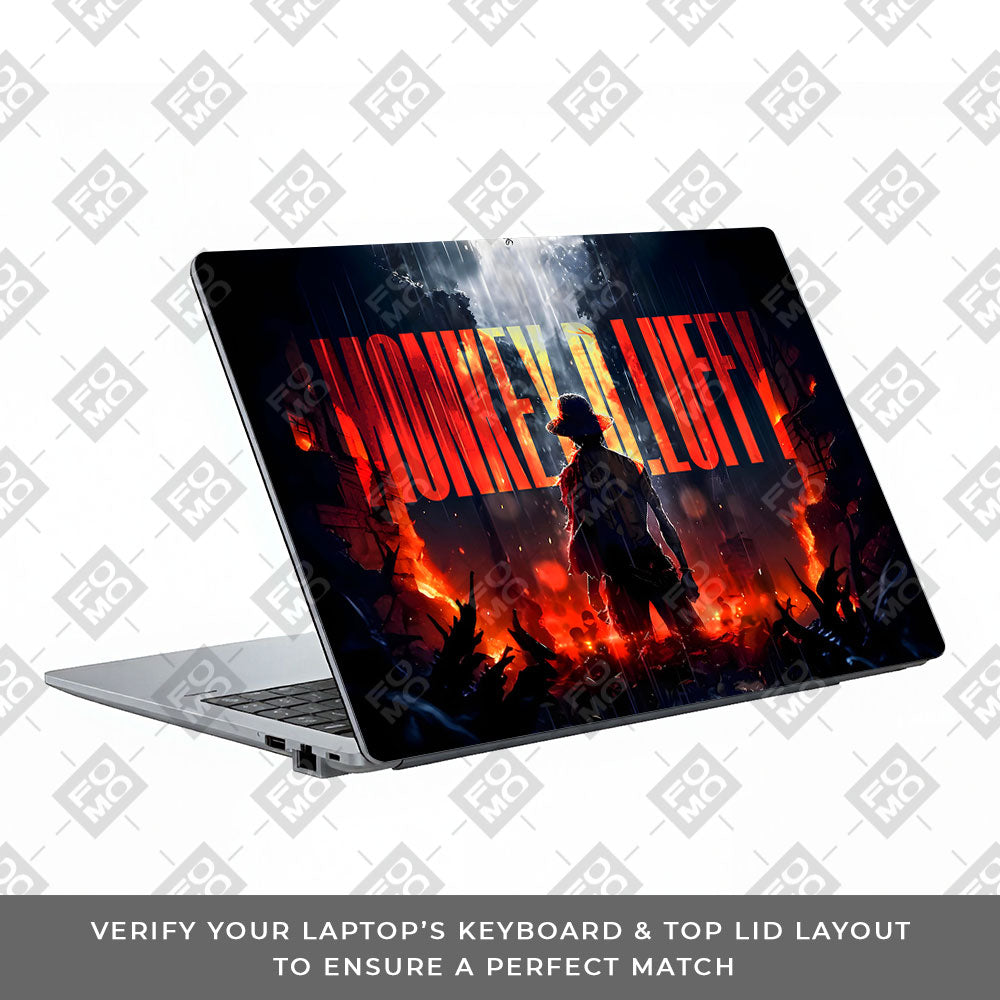 Monkey D. Luffy Blazing Red Asus ExpertBook P1503 Laptop Skin