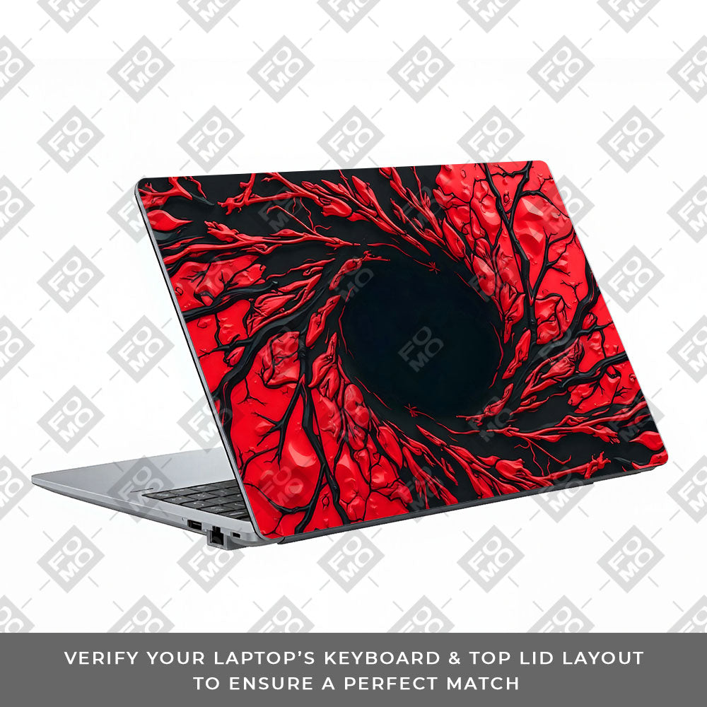 Spiderman Web Red Asus ExpertBook P1503 Laptop Skin
