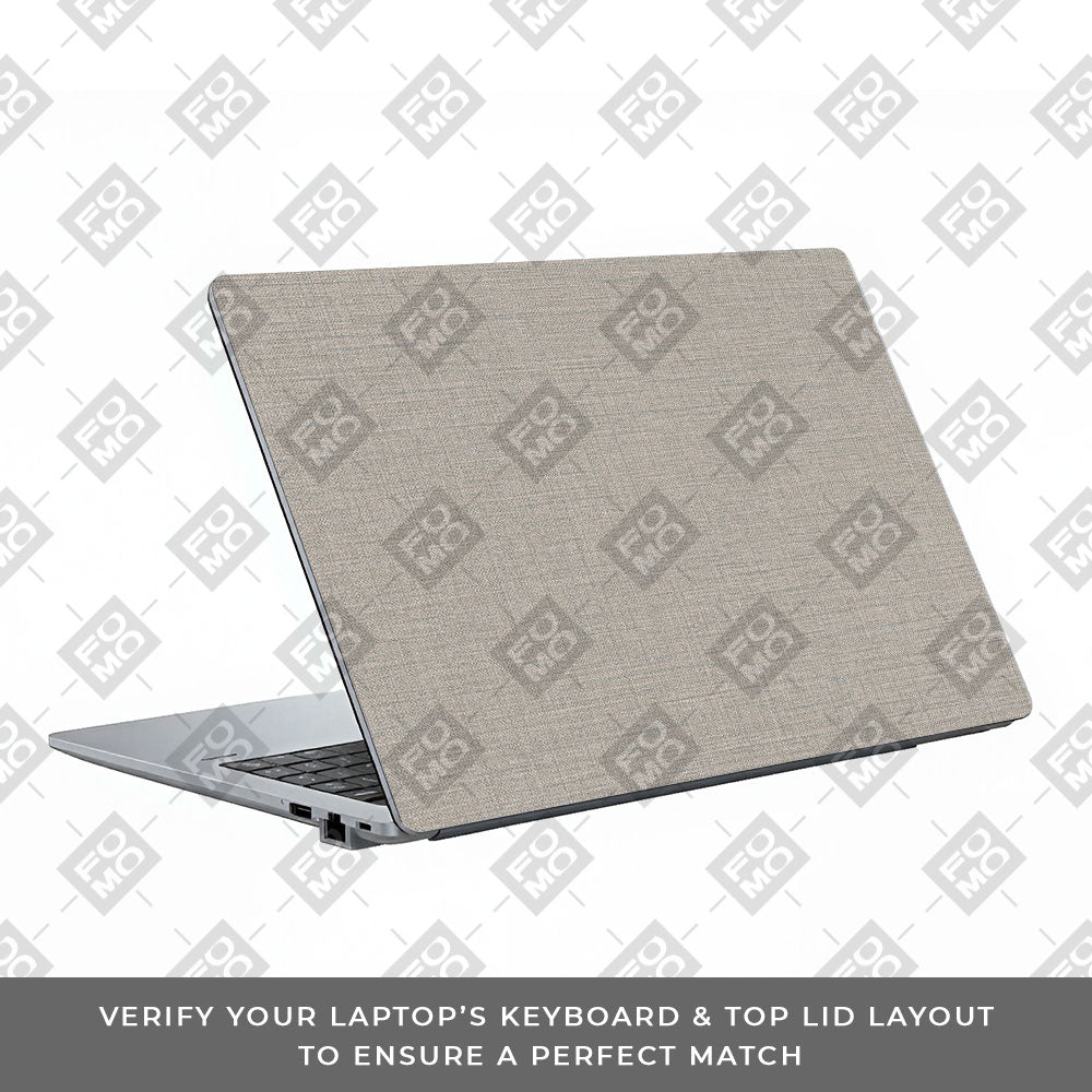 Textured Fabric Grey Asus ExpertBook P1503 Laptop Skin