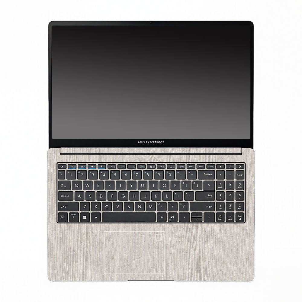 Textured White Wood Asus ExpertBook P1503 Laptop Skin