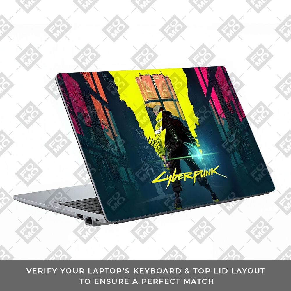 Cyberpunk Uprising Asus ExpertBook P1503 Laptop Skin